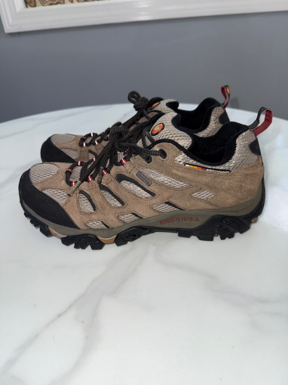Merrell Brown and Black Men's Trail Hiking Shoes